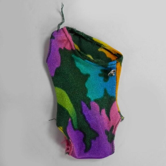 Vtg 1984 Barbie Tropical Miko Doll Green Floral One Shoulder Swimsuit 2056 - Picture 12 of 13